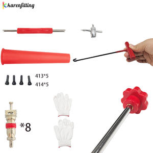 Outil de réparation professionnel pour tiges de valve, outil d'installation de pneus en métal, kit d'outils pour valve de pneu pour des réparations rapides de pneus de voiture/camion - Product Image 4