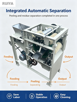 Machine commerciale de décorticage d'arachides à la méthode humide 150 kg/h 220 V
