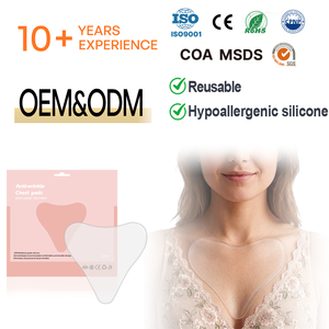 Patchs en silicone réutilisables de qualité médicale, hypoallergéniques, garantie <span class=keywords><strong>meilleur</strong></span> prix, pour le soin des <span class=keywords><strong>rides</strong></span> du <span class=keywords><strong>visage</strong></span>, de la poitrine et du décolleté - Product Image 1