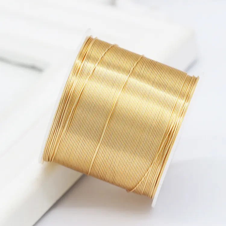 20 Gauge 14K Gold Plated Wire for Jewelry Making Supplies 0.8MM Jewelry Wire