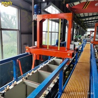 Fil d'acier continu de fer de Fory électrodéposition de zinc de galvanisation de fil de GI faisant la machine/chaîne de production