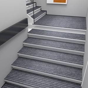 Tapete Antideslizante para Escaleras con Rayas Verticales, Rectangular, de Material Combinado, Cobertura Total, para Uso Doméstico - Product Image 1
