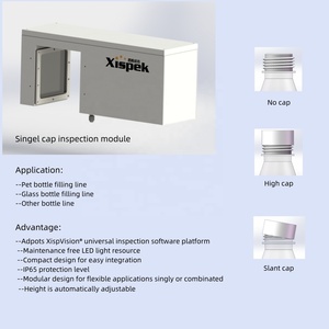 ई दृष्टि गुणवत्ता नियंत्रण निरीक्षण कैमरा प्रणाली निरीक्षक/बीयर के लिए और जल प्रसंस्करण पालतू/कांच की बोतल - Product Image 4