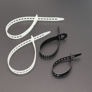 Attaches de câbles trapézoïdales réutilisables en PE écologiques pour une gestion efficace des faisceaux de câbles - Product Image 2