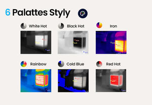 Cámara Termográfica Mini Mileseey TR256i, <span class=keywords><strong>Detector</strong></span> de Temperatura con Imagen Térmica, USB Tipo-C OTG, con Aplicación - Product Image 3