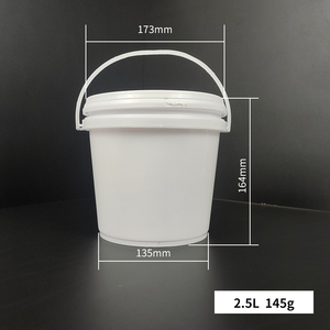 Xô rỗng tùy chỉnh Lưu trữ nước dày với nắp xử lý xô nhỏ 2.5L sơn - Product Image 2