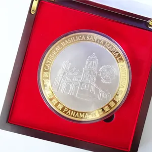 Moneda de recuerdo chapada en oro y plata de metal regional de Europa personalizada barata profesional moneda personalizada desafío - Product Image 1