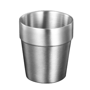 Cangkir kopi Stainless Steel 304 dinding ganda, cangkir minum terisolasi untuk dewasa dan anak-anak - Product Image 4