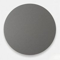 Set de table rond en cuir PU, imperméable et résistant à l'huile, pour hôtel, style nordique, 33*33cm