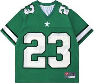 Logo personalizzato da uomo Streetwear maglia da <span class=keywords><strong>calcio</strong></span> in poliestere Boxy in Mesh Cropped <span class=keywords><strong>abbigliamento</strong></span> da <span class=keywords><strong>calcio</strong></span> di grandi dimensioni - Product Image 5