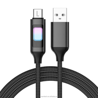 Câble USB C Android Auto, chargeur type C, câble de transfert de données USB, chargeur de téléphone à charge rapide, nylon tressé