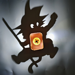 Lámpara de Proyección de Anime y Dibujos Animados, Lámpara Nocturna con Proyección de Conan, Luffy, Zoro, Son <span class=keywords><strong>Goku</strong></span>, Luz LED de Ambiente Divertido para Dormitorio, Regalo para Niños - Product Image 5
