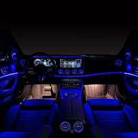 Haut-parleurs rotatifs aigus 64 couleurs 3d avec lumières ambiantes pour Mercedes Benz classe S W222 807