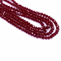 Yingtuo – pierres synthétiques rubis 5 #, petites perles de rubis rondes à facettes en vrac
