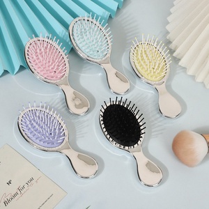 شعار مخصص صغير ، مطلي بالكهرباء لطيف ، مشط للفتيات والأطفال ، ملصق خاص - Product Image 5
