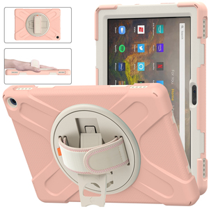 2021 enfants antichoc poignée couverture <span class=keywords><strong>Kindle</strong></span> Fire HD 10 11e génération étuis pour tablettes robuste silicone PC matériel de protection protection - Product Image 3