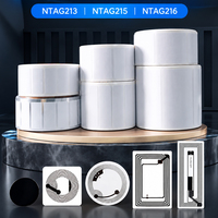 Étiquette intelligente RFID et NFC personnalisable, anti-métal, autocollant personnalisé, impression personnalisée, petite étiquette imperméable