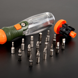 <span class=keywords><strong>Direct</strong></span> <span class=keywords><strong>Factory</strong></span> OEM/ODM Hoge Kwaliteit 16-in-1 Ratschet-schroevendraaier Industriële Kwaliteit Multifunctionele Plastic Uitwisselbare <span class=keywords><strong>Bits</strong></span> - Product Image 4