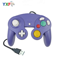 Manette de jeu sans fil USB pour nintendo Gamecube, avec vibrations, contrôleur, Joystick pour ordinateur NGC/GC/Wii et MAC