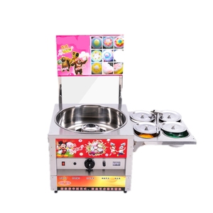 Máquina Expendedora de algodón de azúcar con cabeza de bombón y malvavisco, máquina de gas de algodón de azúcar completamente automática - Product Image 4