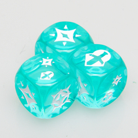 Set dadu kustom Set dadu Dnd Poly Resin berukir Set dadu dengan 10mm 12mm 14mm 16mm 18mm 20mm 25mm 30mm D6 Pla