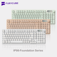IP98 Wired RGB Membrane Mechanical Feel Keyboard Anti-Ghosting 19-Keys USB Interface Transparent Keycaps OEM Profile
