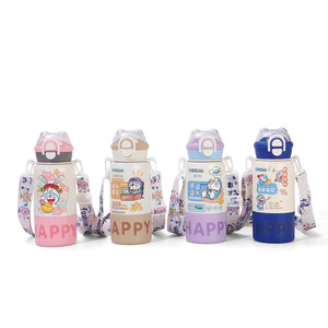 Doraemon Stainless Steel Thermos Cup 500Ml Portable With Strap Travel Water Bottle For Kids And Adults - Product Image 4