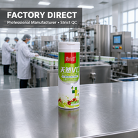 Cilindro de Plástico Efervescente Personalizado OEM ODM Directo de Fábrica, Envase Hermético para Almacenamiento de Vitaminas y Suplementos, Tapa Abatible de PP
