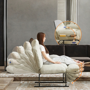 Zeitgenössischer Einzelsessel mit Relaxfunktion für Home-Office, faltbar, für Nickerchen, Rückenlehne, Schwangerschaftsfreundlich, Mittelgroßes Wohnzimmer - Product Image 3