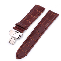 Bracelet de montre en cuir HUANLONG, boucle à ardillon en cuir véritable de première qualité, bracelet de montre intelligente de luxe, imperméable et respirant
