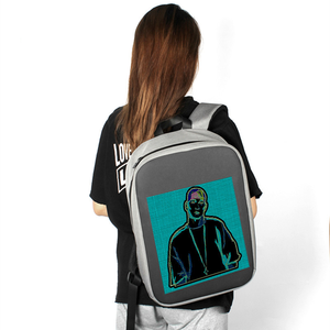 Sac à dos LED intelligent à affichage dynamique personnalisé, tendance, magique, contrôle par application, programmable, sac à dos scolaire LED - Product Image 2