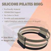 Anneau de Pilates Magique Portable en Silicone Personnalisé de Haute Qualité, Léger pour Exercices d'Étirement