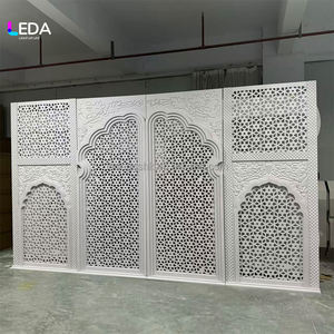 Nuevo Arco de Fondo Acrílico de Diseño Desmontable Resistente y de Lujo para Bodas Indias y Musulmanas - Product Image 1