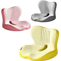 Coussin ergonomique en mousse à mémoire de forme en forme de L pour le soutien lombaire et des hanches, avec housse amovible et lavable, idéal pour les conducteurs, les hôtels et le confort en position assise prolongée