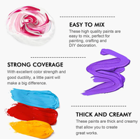 Peinture Acrylique 500 ml, 12 Couleurs, Pigment de Haute Qualité pour Artiste – Vente en Gros avec Assurance Qualité