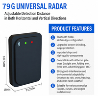 Nuevo Sensor de Radar de 79GHz para Detección de Vehículos y Obstáculos en Control de Acceso y Seguridad, Barrera Automática para Lavado de Autos con Tiempo de Activación de 100ms
