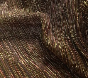 <span class=keywords><strong>2025</strong></span> thiết kế mới thoáng khí 100% <span class=keywords><strong>Polyester</strong></span> Hữu Cơ dệt in xếp li voan vải cho phụ nữ của đám cưới ngủ cô gái - Product Image 5