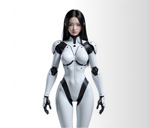 רובוט קבלה ביוני-אנושי עם גוף סיליקון בהתאמה אישית וביטויים עשירים - Product Image 1