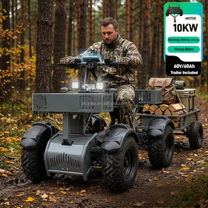 Certifié CE 60V 50Ah 8000W Scooter électrique 21 pouces 4 roues double suspension puissant 10000W adultes tout-terrain - Product Image 1