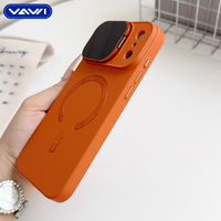 Étui de protection antichoc VAWI B438 en PC avec protection d'objectif pour iPhone 17 Pro Max, motif CD, coque magnétique