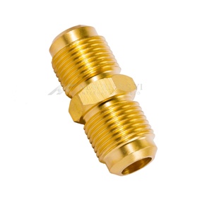 ข้อต่อท่อทองเหลือง 5/16'' *1/4'' YBSC3 แบบตัวผู้ JIC 45 ° ข้อต่อเฟลร์ฟิตติ้งแบบเกลียว BSPT อุปกรณ์ทางทะเลสำหรับเรือยอชท์ ไต้หวัน - Product Image 1