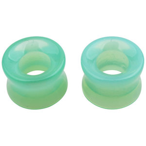 Orecchini a Tunnel in Vetro Grande per Piercing, Gioielli Trendy per Ragazzi e Donne, Fornitore all'Ingrosso - Product Image 4