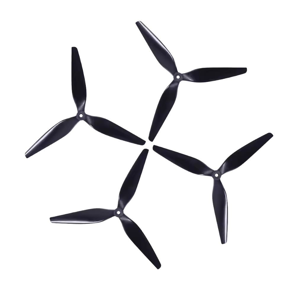 Dsdhuf – Paire D'hélices 9x4x3 – 9 Pouces, 3 Pales – CCW + CW – Noir – Pour Drone FPV – Axe 5 Mm