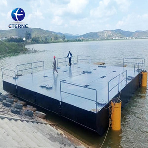 China Made Escavadeira Modular Pontão Flutuante Plataforma Escavadeira Pesada - Product Image 1