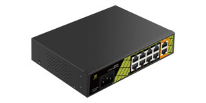 GENATA Switch PoE Híbrido de 10 Puertos Ethernet <span class=keywords><strong>Megabit</strong></span> y Gigabit de 5.6Gbps para Sistemas de Seguridad CCTV y AI Watchdog - ¡En Stock! - Product Image 5