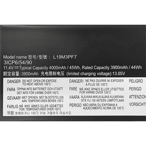 Nouvelle batterie d'ordinateur portable 45Wh L19L3PF3 L19M3PF7 pour Lenovo ThinkBook 15pIMH IdeaPad Gaming 3 15IMH05 <span class=keywords><strong>15ARH05</strong></span> Creator 5 15IMH05 - Product Image 3