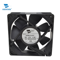 Ventilateur axial DC 120x120x38mm, pales en plastique étanches, roulement à billes, 12/24V, ventilateur de refroidissement d'air, OEM ODM pour équipement de test NEV, CE