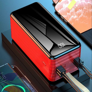 4 USB ชาร์จแบตเตอรี่แบบพกพาพาว<span class=keywords><strong>เวอร์</strong></span><span class=keywords><strong>แบงค์</strong></span>ความจุสูงสำหรับโทรศัพท์มือถือ80000mAh แบตเตอร์รี่สีแดง<span class=keywords><strong>สี</strong></span>ดำโลโก้ - Product Image 2