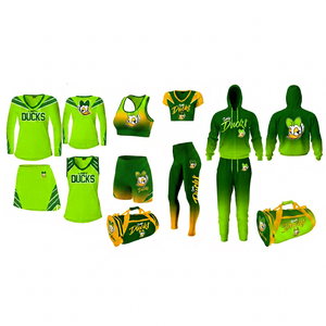 Uniformes de Animadoras PINTA INTERNATIONAL al por Mayor, Material Spandex/Poliéster, Peso del Tejido 280g, Servicio OEM - Product Image 1