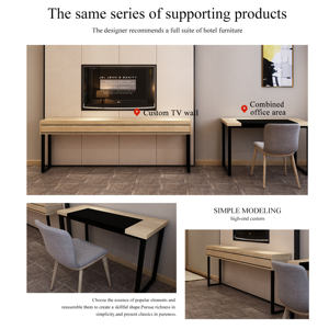 Set di Mobili <span class=keywords><strong>per</strong></span> Camera da Letto in Legno Nordico, Struttura Letto Personalizzata in Legno Massello <span class=keywords><strong>per</strong></span> Hotel, Vendita Calda, Arredamento <span class=keywords><strong>per</strong></span> Appartamenti - Product Image 5